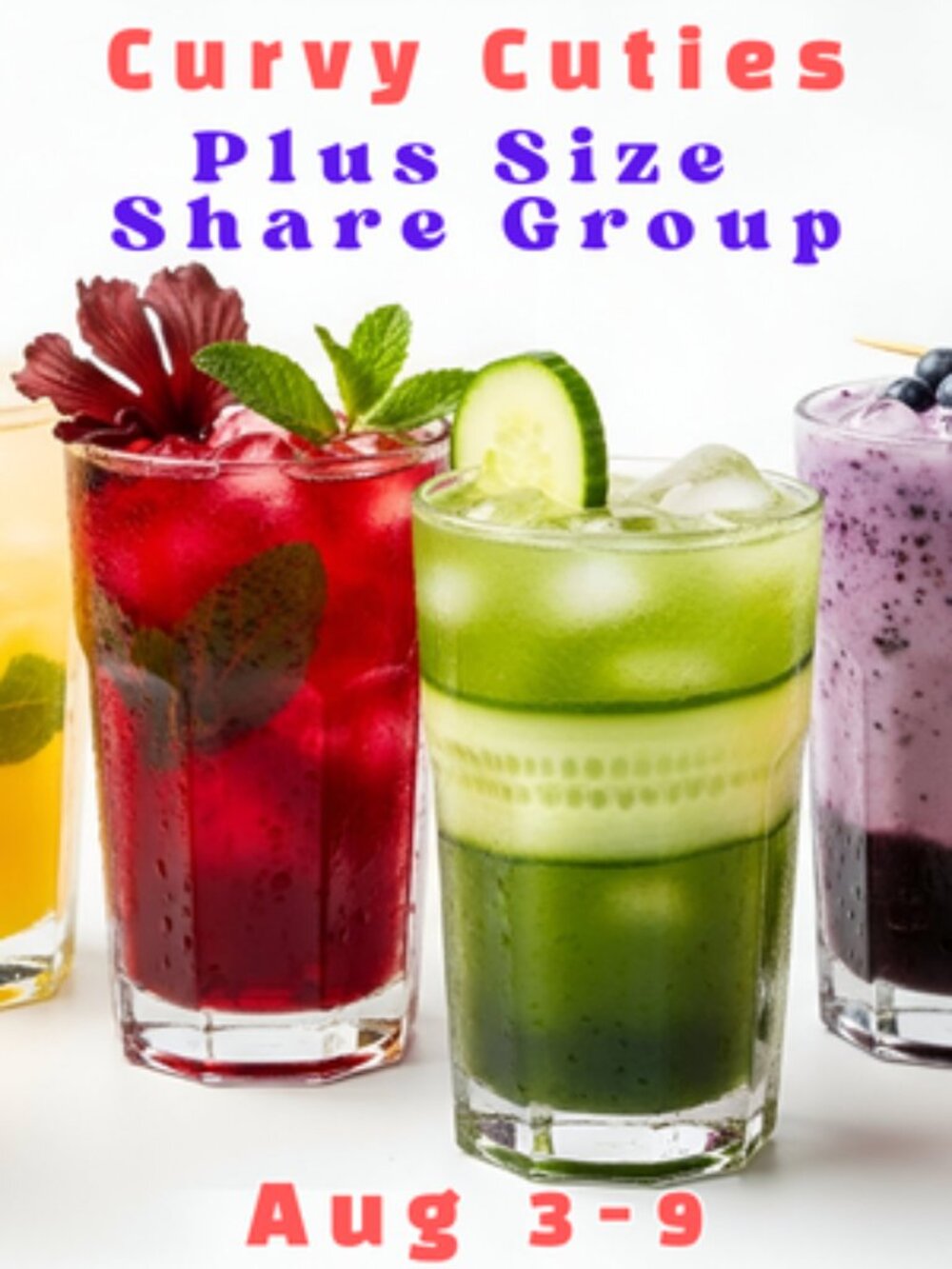 CURVY CUTIES: Plus Size Share Group Aug 3-9